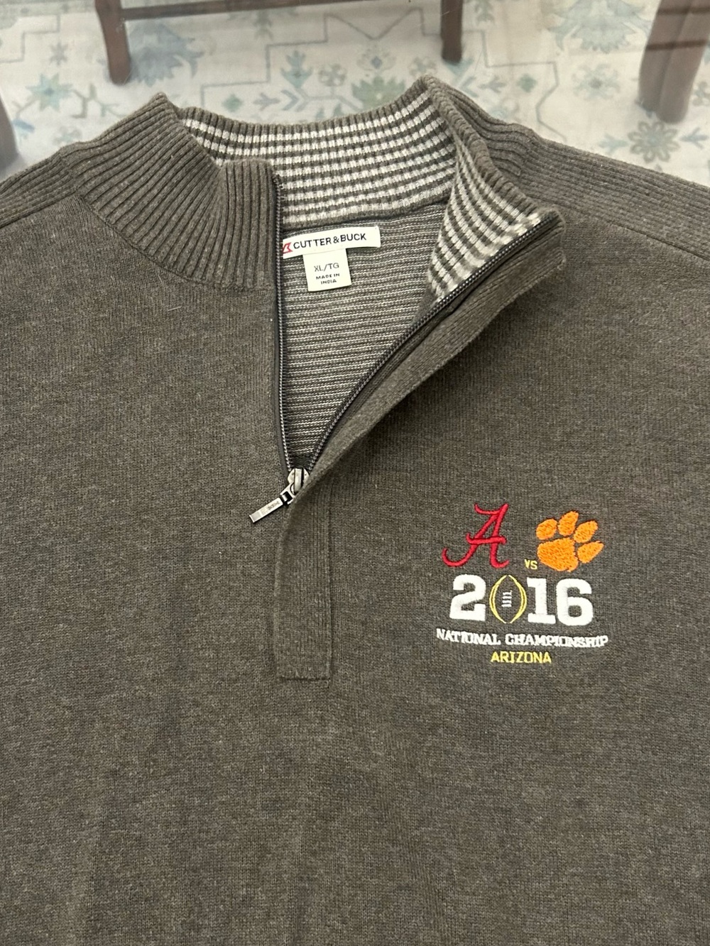 Cutter & Buck Clemson quarter zip size XL